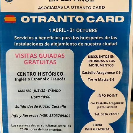 Oda ve Kahvaltı Ancora Del Sud Otranto